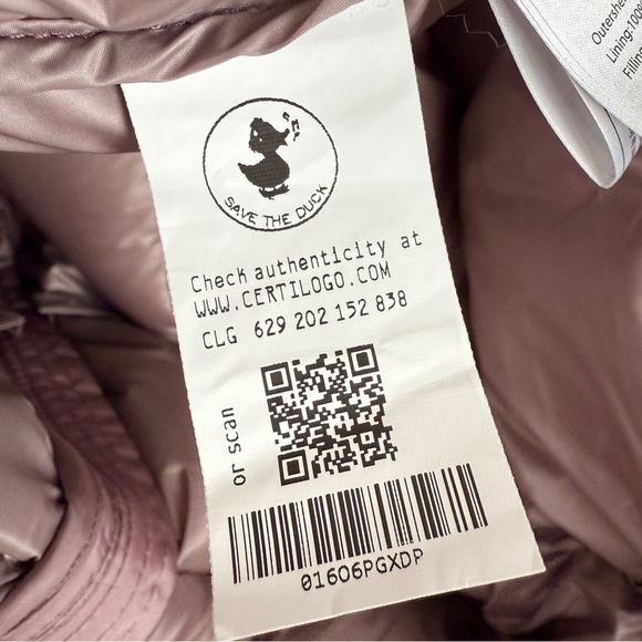 Save the Duck NWT Taylor Ultra Light Puffer Jacket M - Synthetic Down, Long - Picture 13 of 15
